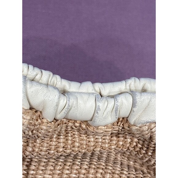 Mansur Gavriel Mini Cloud Clutch in Natural & Jasmine New Womens Crossbody Bag - Picture 8 of 14